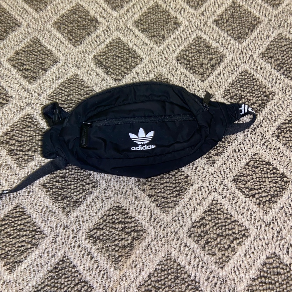 Adidas Black Belt Bag for Men